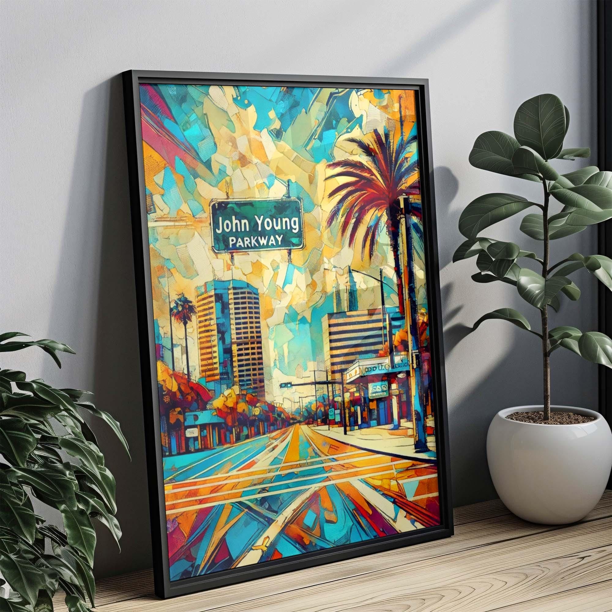John Young Parkway Wall Art - Orlando, Florida, USA