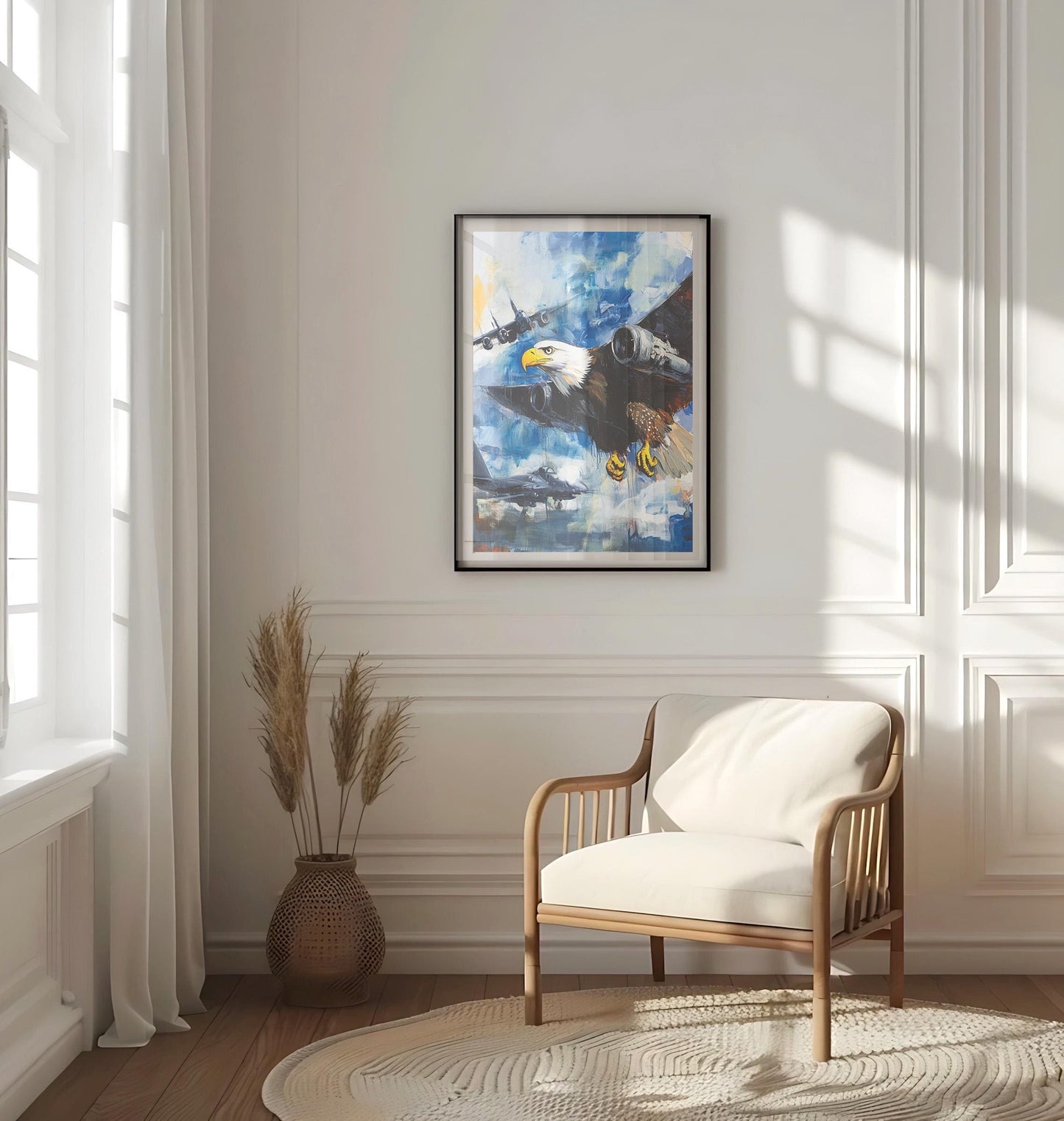 American Eagle | Abstract USA Wall Art | Patriotic Wall Art | USA Poster | United States | American Independence Artwork for Home Decor