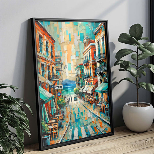 Volos Art Greek Wall Print – Coastal Travel Poster, European Decor, Housewarming Gift, Volos Wall Art for Home & Office