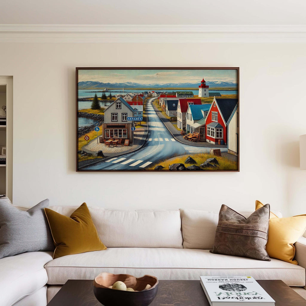 Akranes Print Landscape - Akranes, Iceland