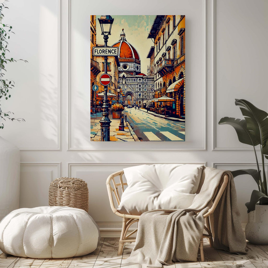 Florence Print Vintage - Florence, Italy