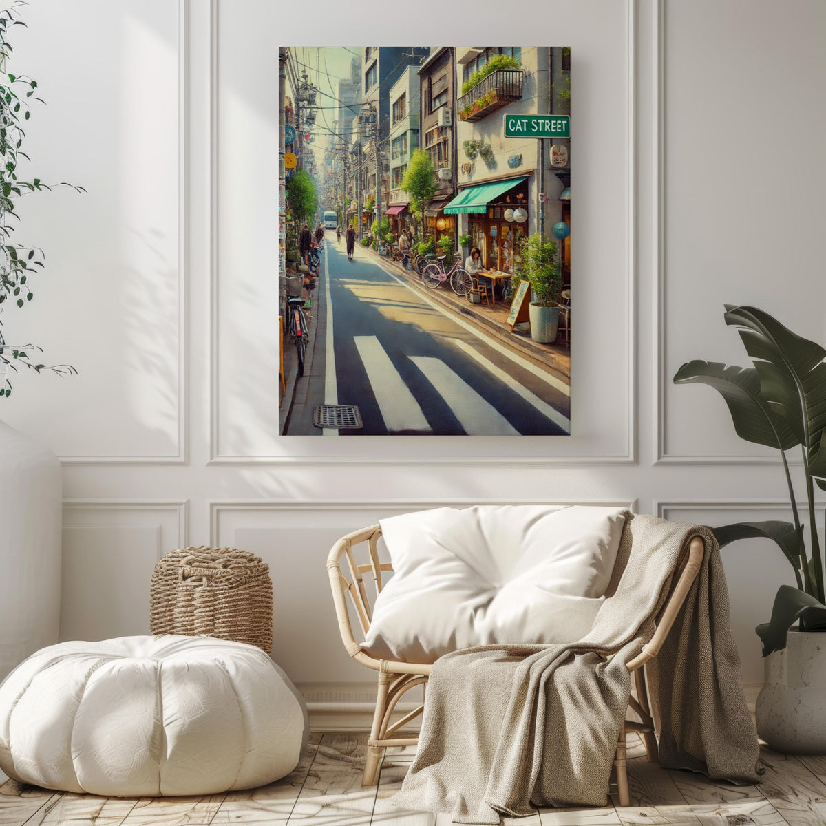 Cat Street Print - Harajuku, Tokyo, Japan