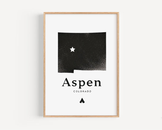 Colorado Aspen Wall Art Print - Rustic Travel Decor, Housewarming & College Gift, Nature Photography for Home