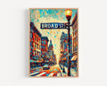 Broad Street Print - Chattanooga, Tennessee, USA