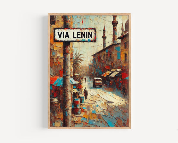 Via Lenin Wall Art - Mogadishu, Somalia