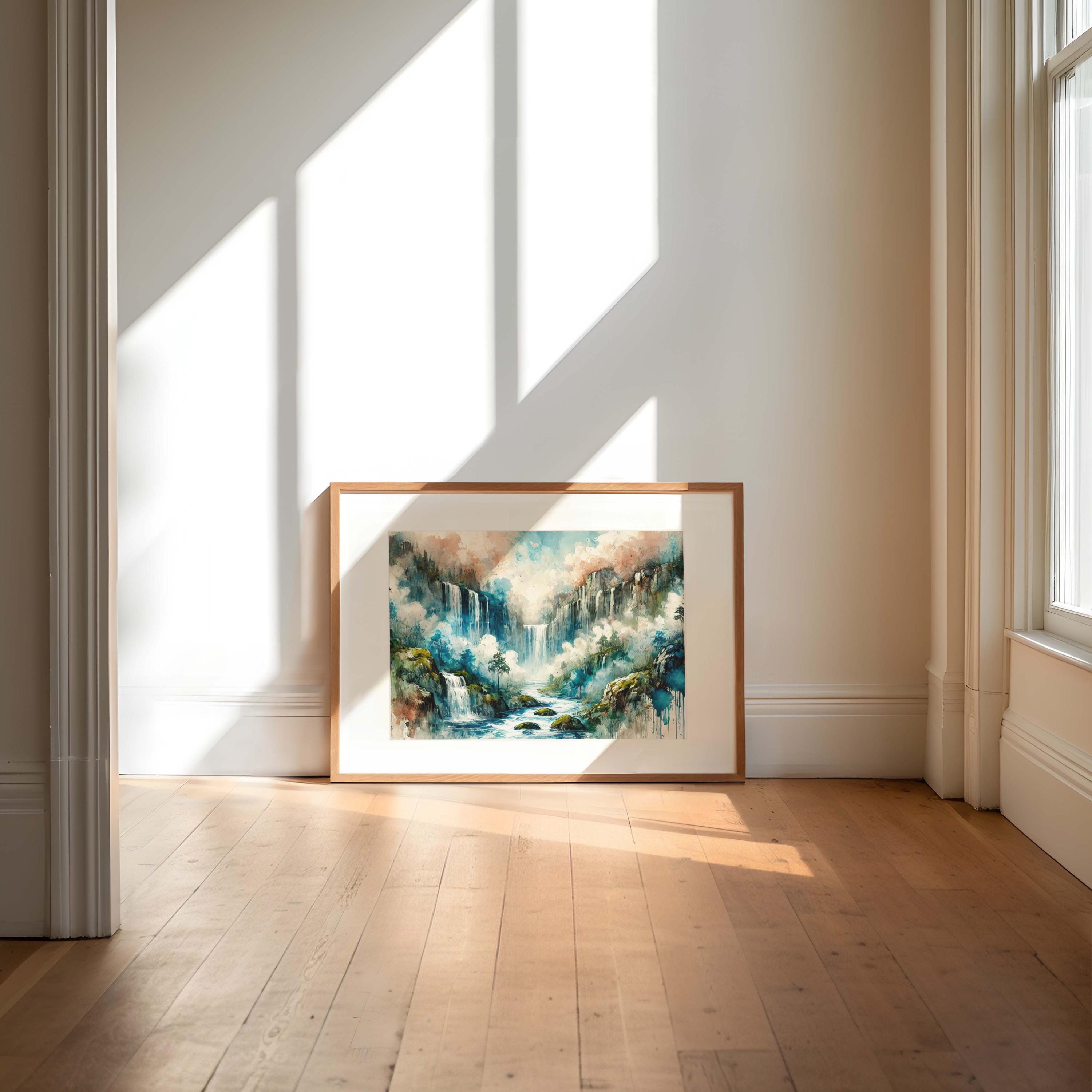 Waterfall Canvas Nature Decor