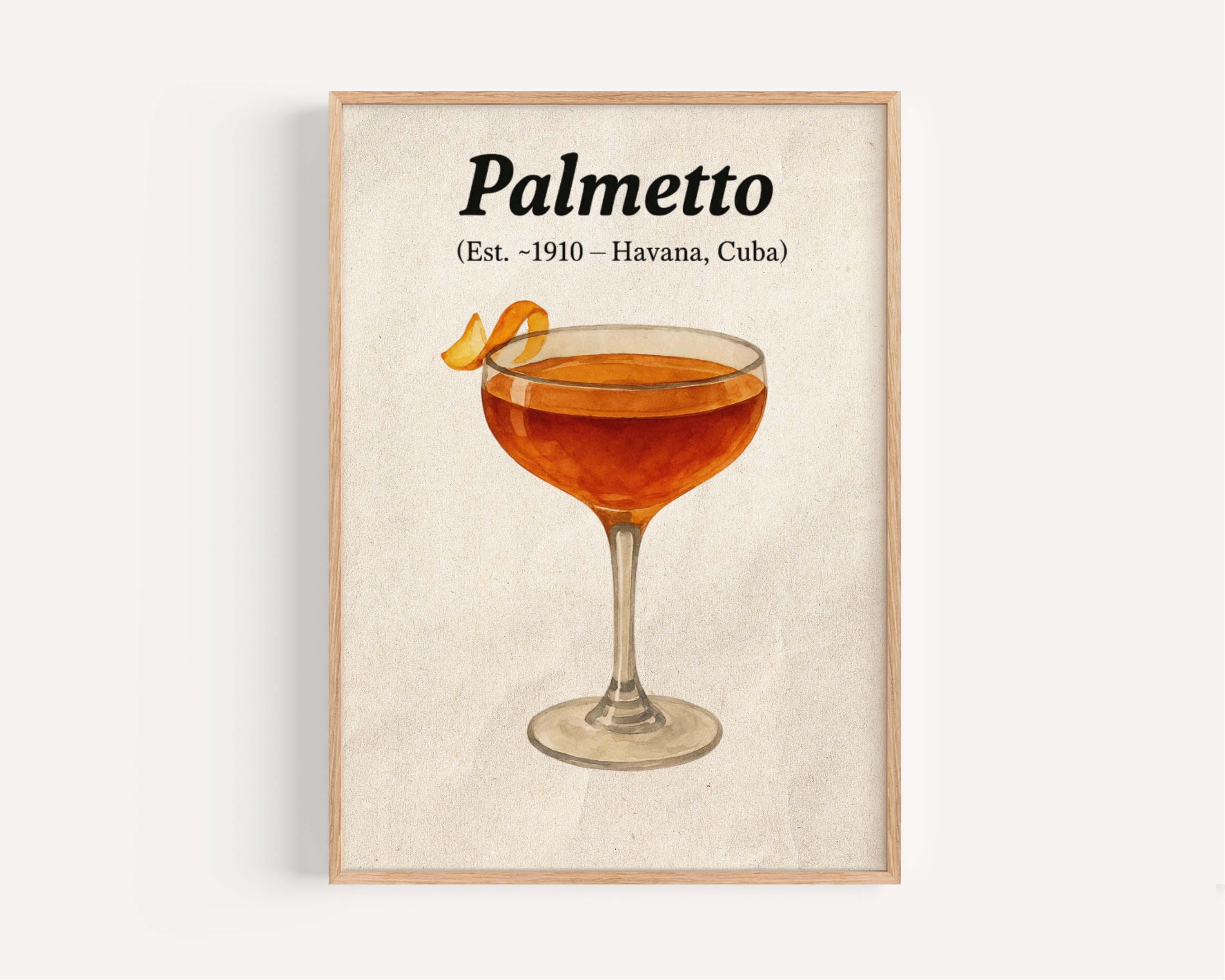Palmetto Cocktail Wall Art