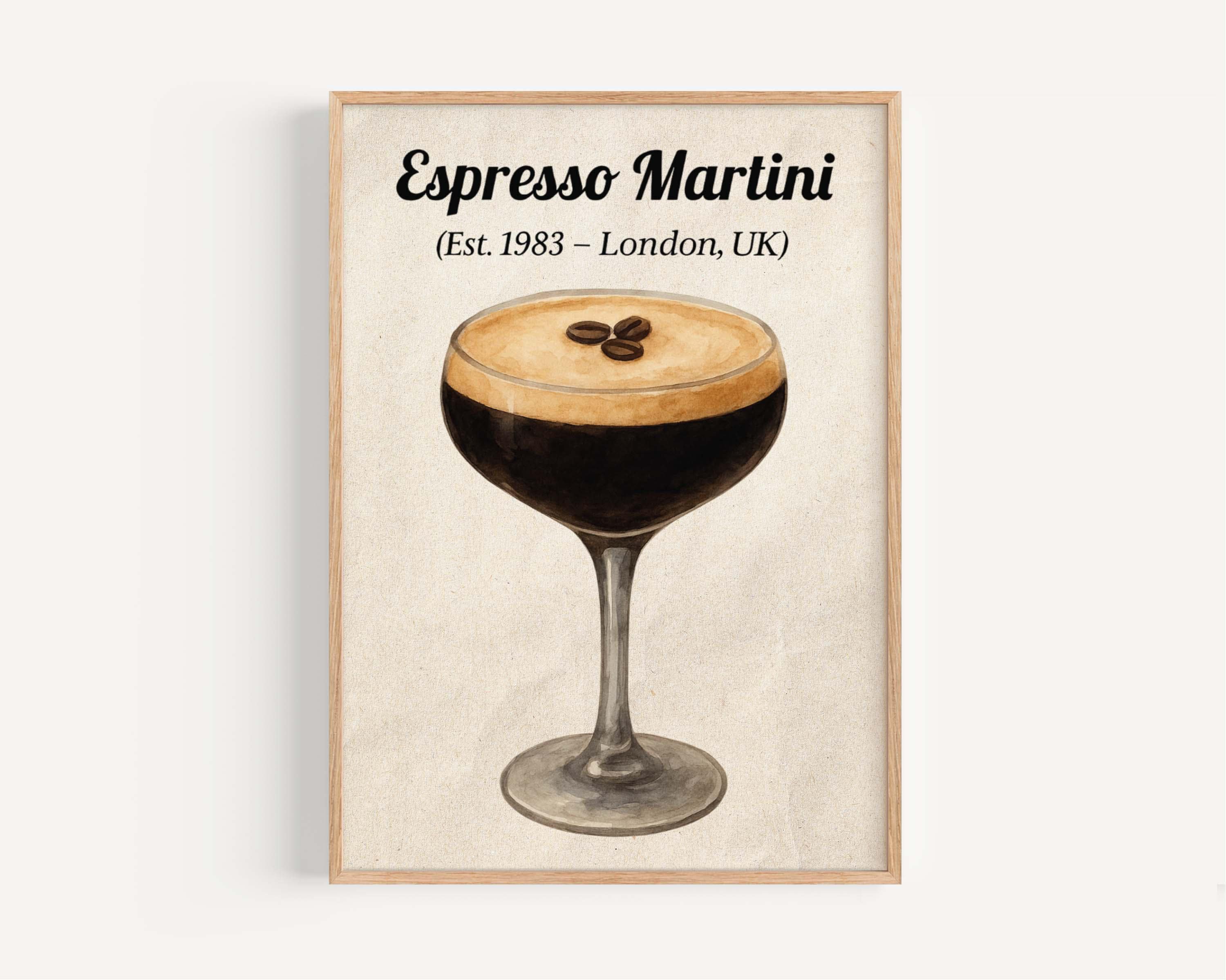 Espresso Martini Wall Art