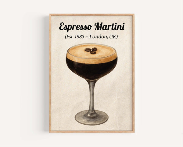 Espresso Martini Wall Art