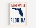Gainesville Print Decor - Gainesville, Florida, USA