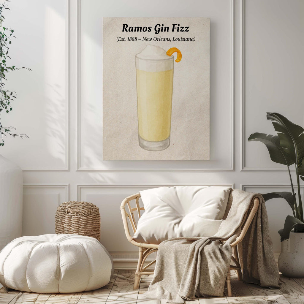 Ramos Gin Fizz Wall Art