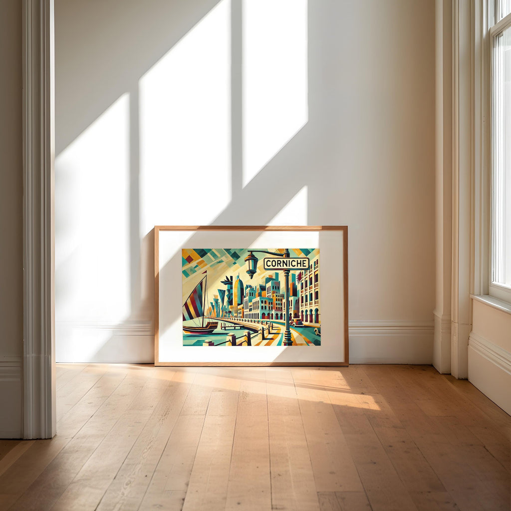 Corniche Modern Print - Doha, Qatar