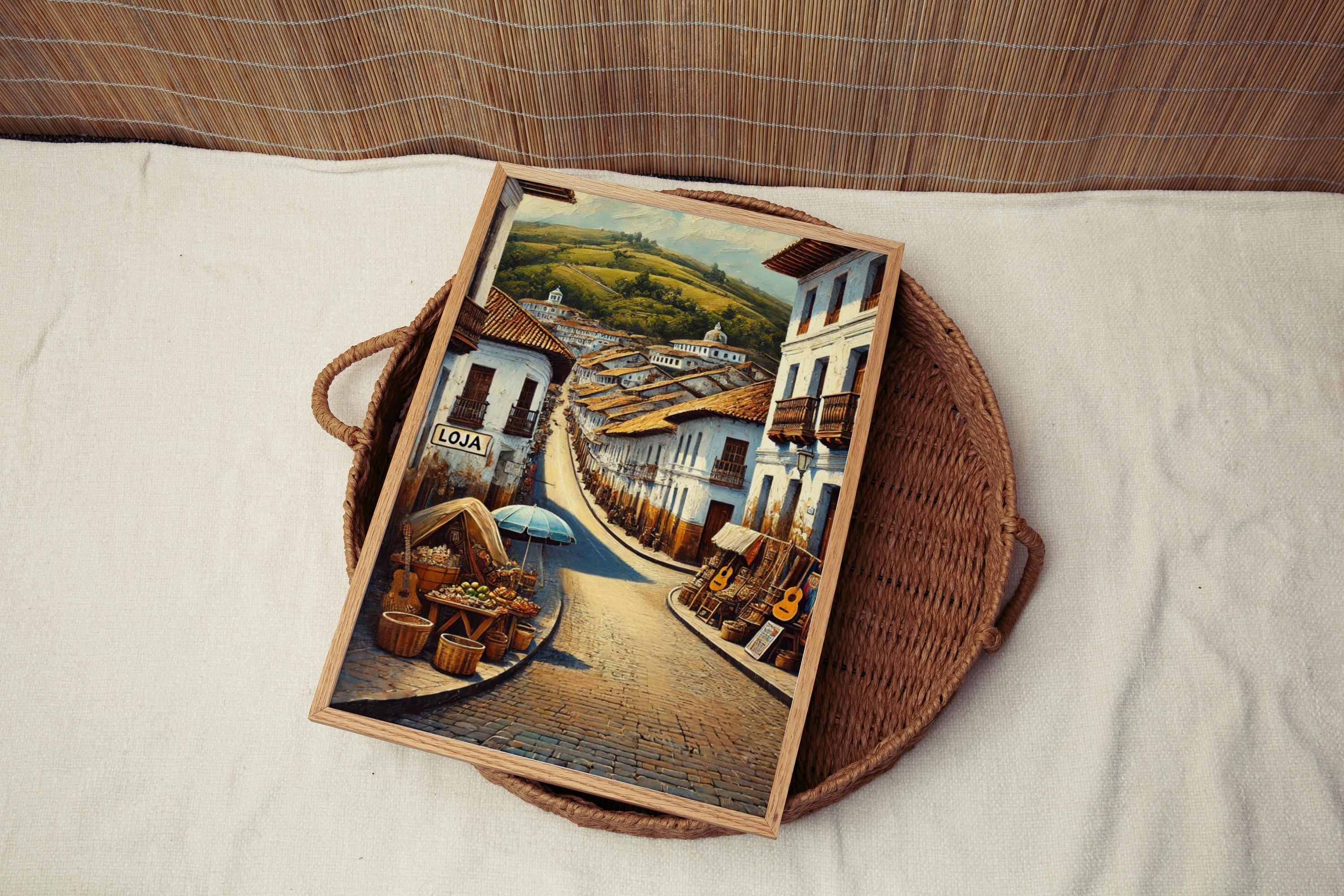 Ecuador Wall Art Loja Print Travel Poster South American Home Decor Ecuador Gift Housewarming Souvenir