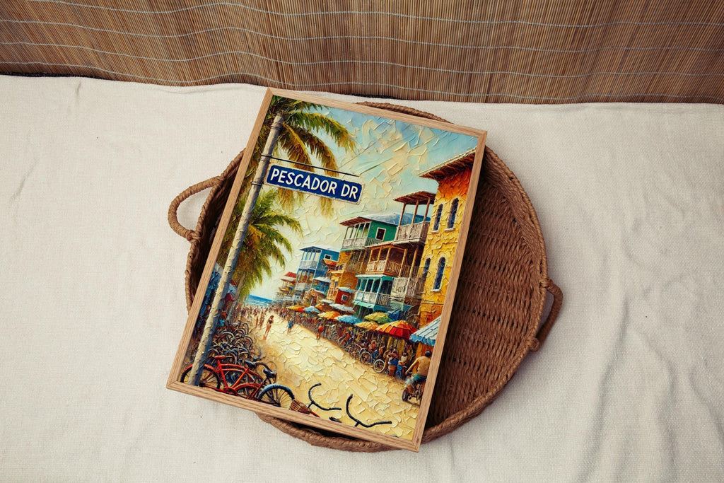 Pescador Drive Sign Wall Art - San Pedro, Belize