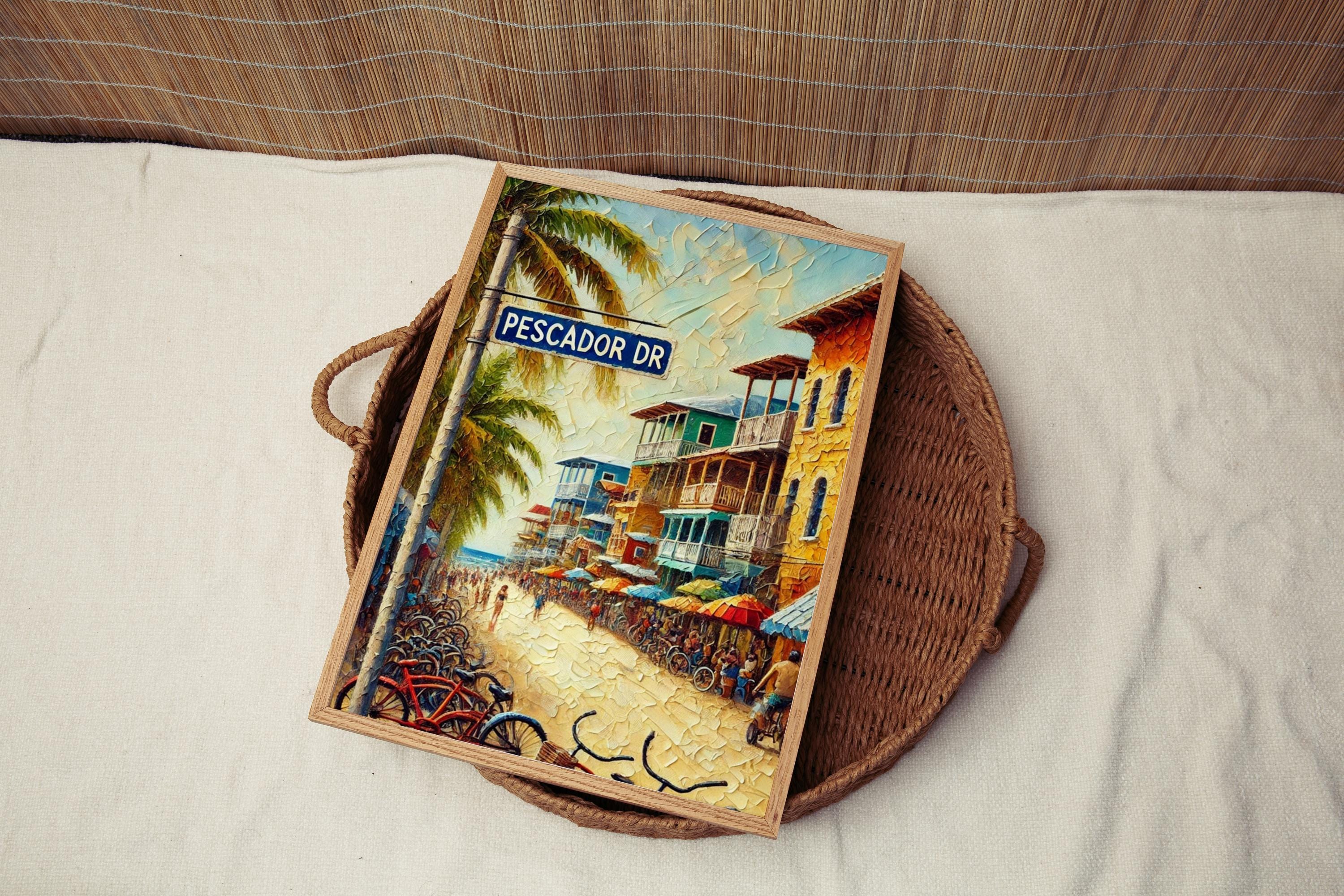 Pescador Drive Sign Wall Art - San Pedro, Belize