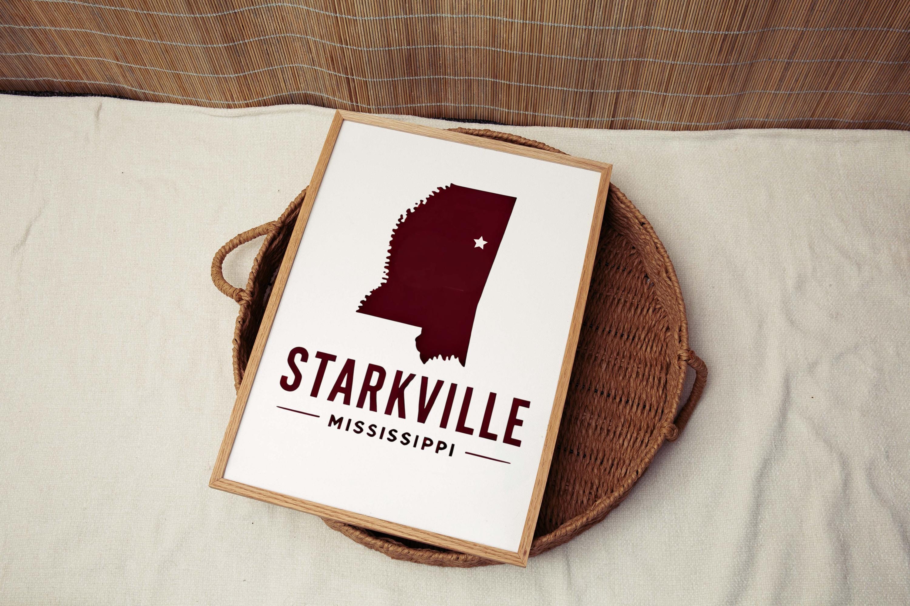 Starkville Wall Art - Starkville, Mississippi, USA