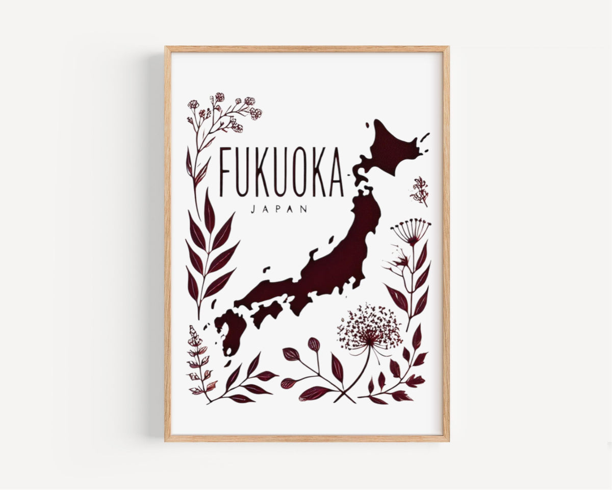 Japan Travel Wall Art - Fukuoku, Japan