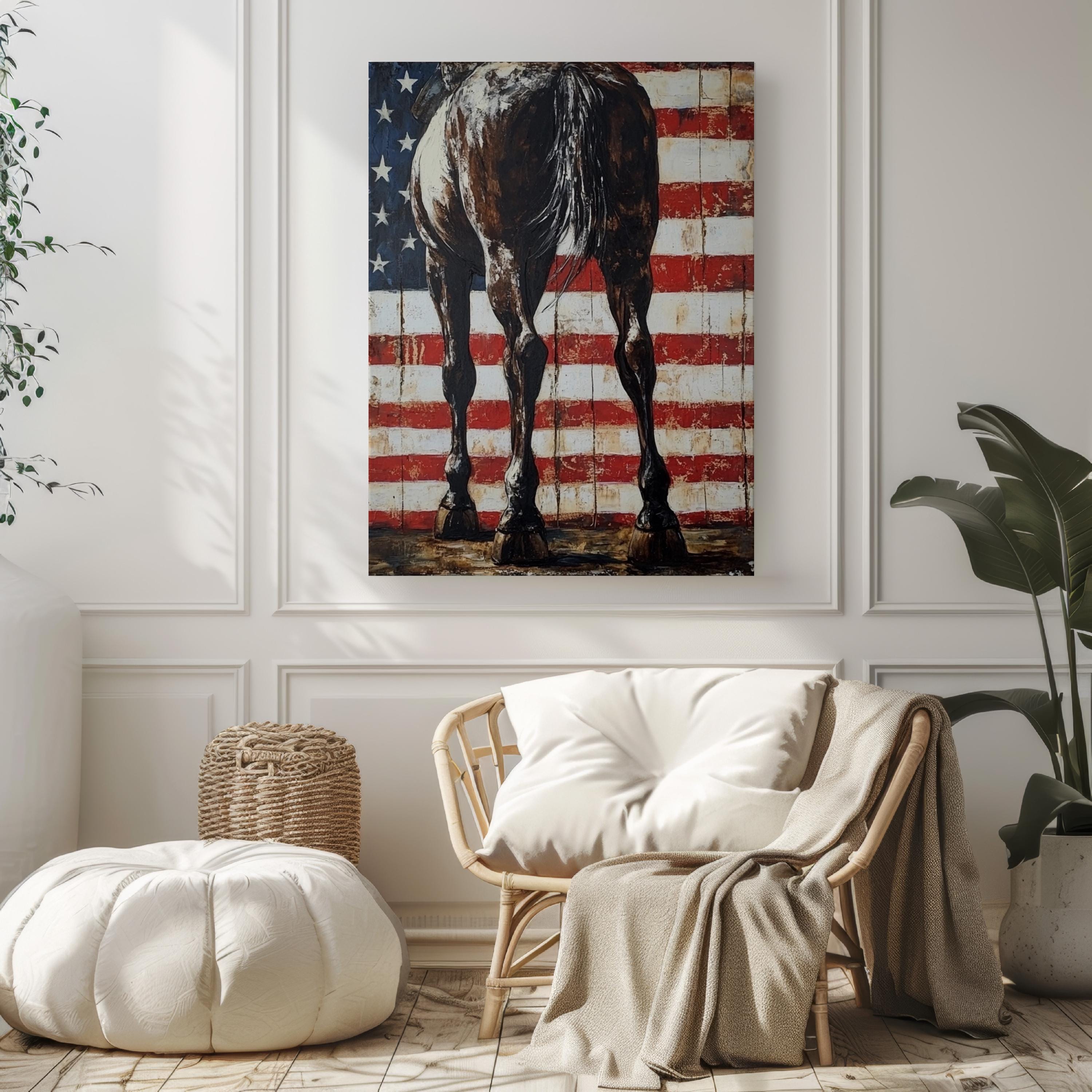Horse Abstract Wall Art - United States
