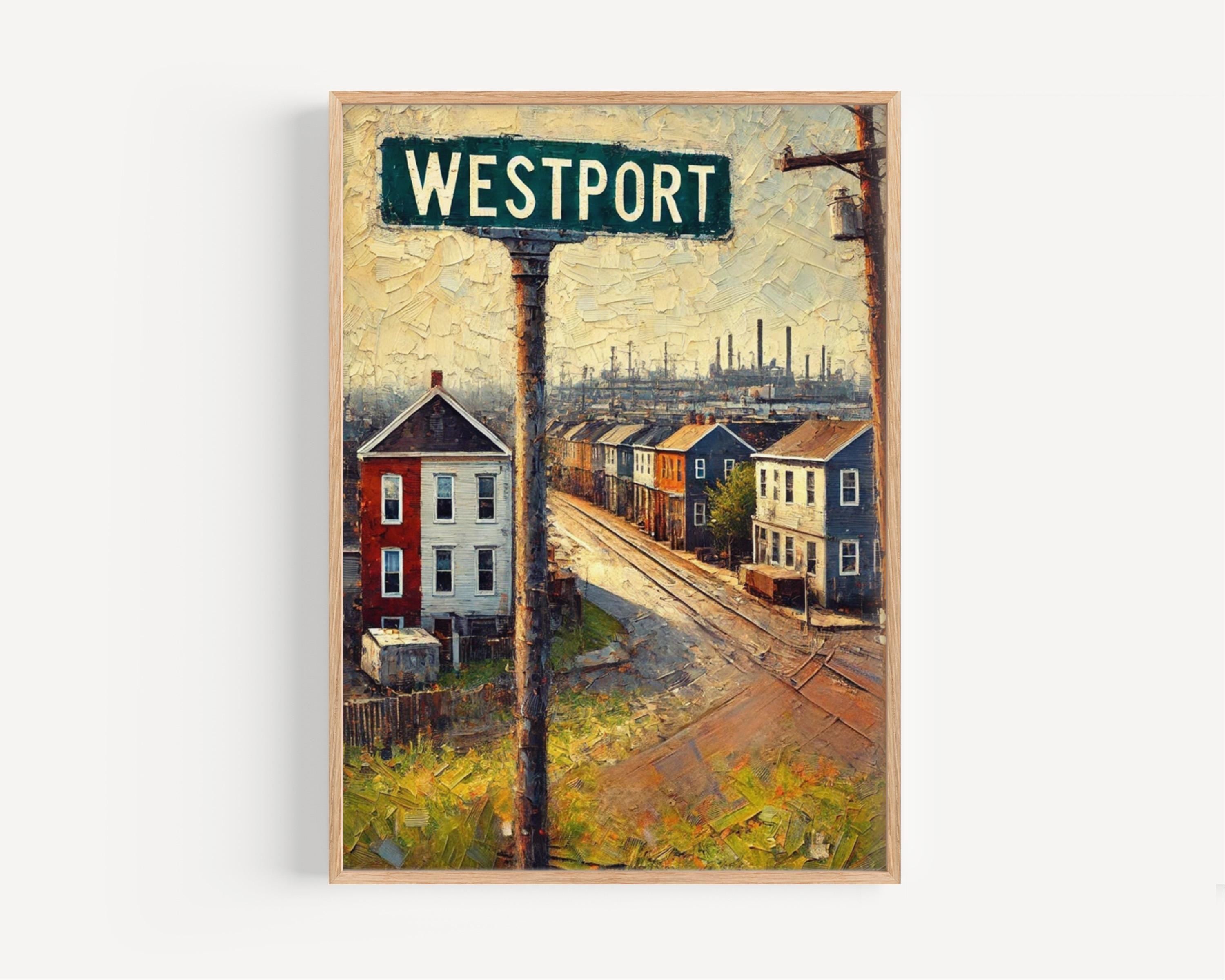 Westport Poster - Baltimore, Maryland, USA