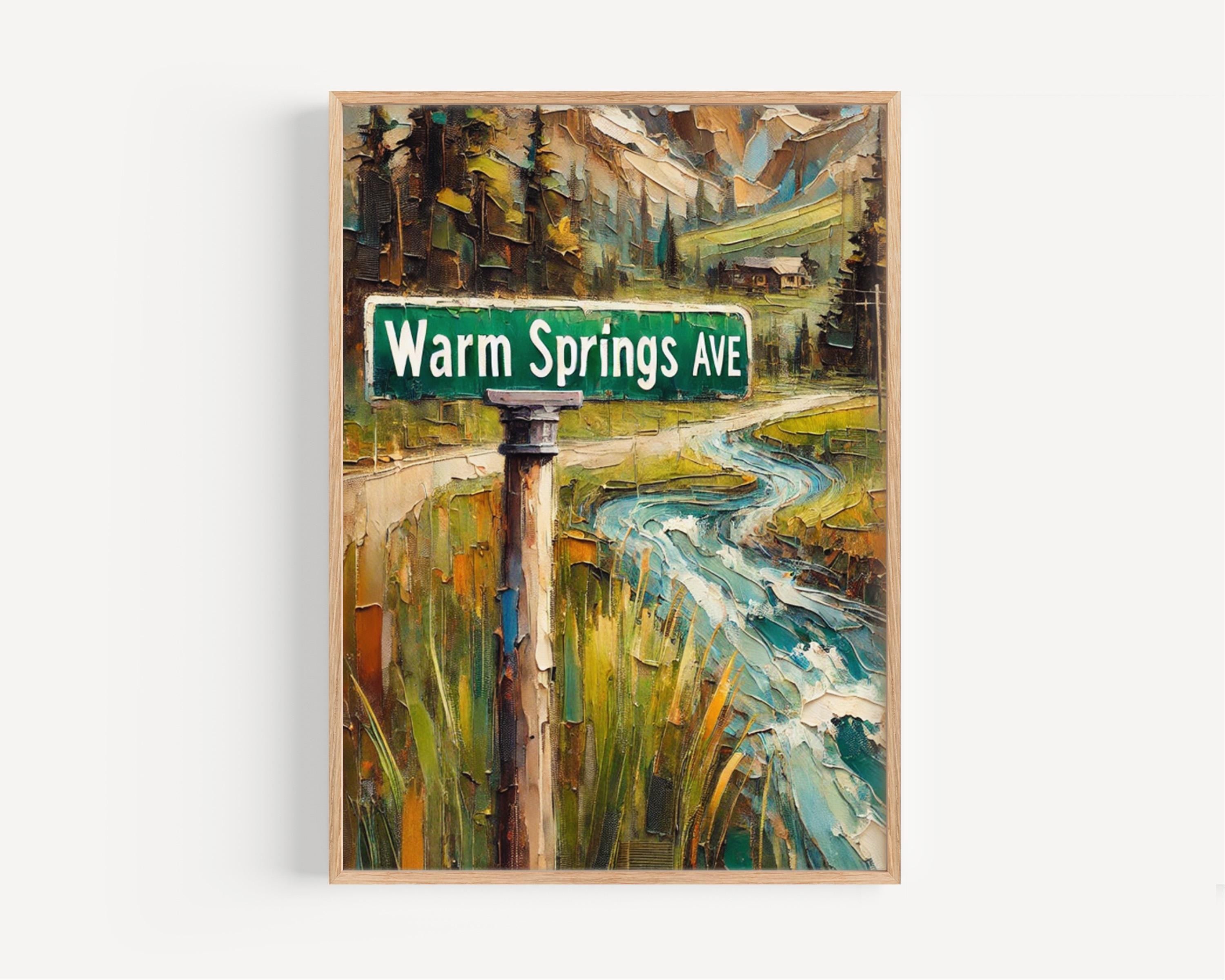 Warm Springs Avenue Wall Art - Boise, Idaho, USA