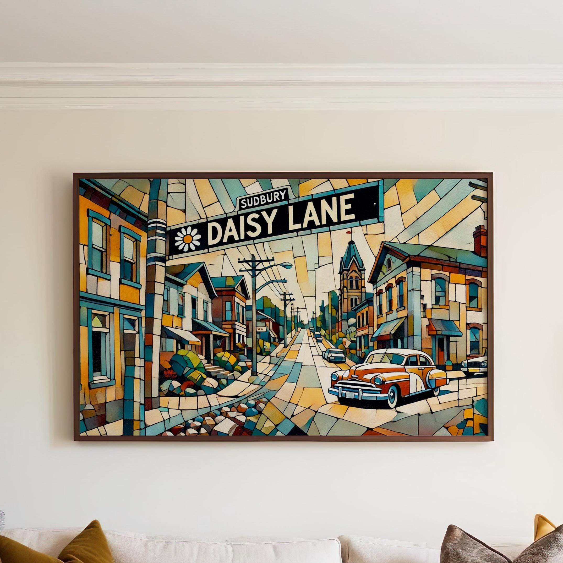 Daisy Lane Print - Sudbury, Ontario, Canada