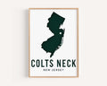 Colts Neck Map Print - Colts Neck, New Jersey, USA