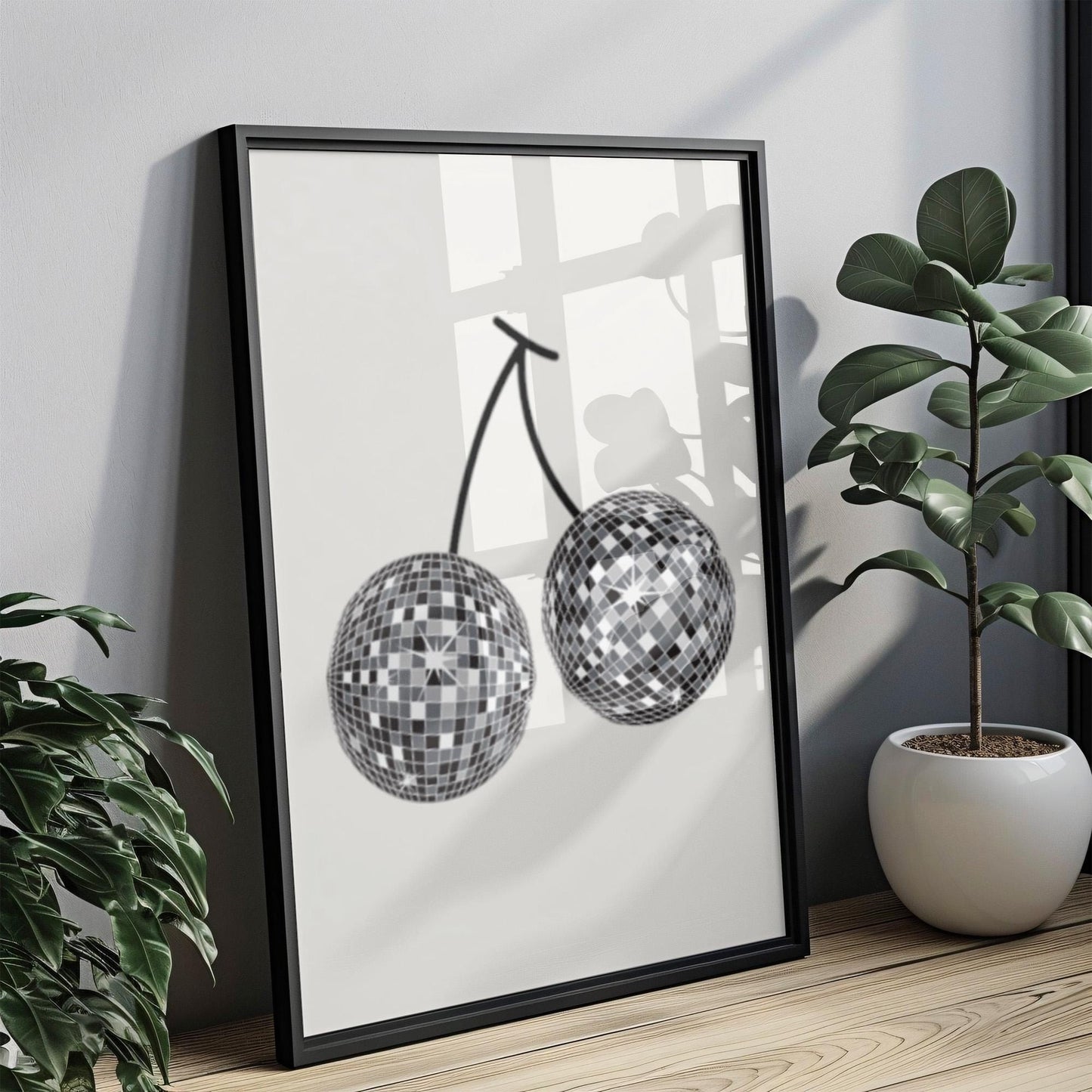 College Art Disco Wall Art Print – Retro Dorm Decor, Travel & Housewarming Gift, Funky Home Decoration, College Wall Artwork