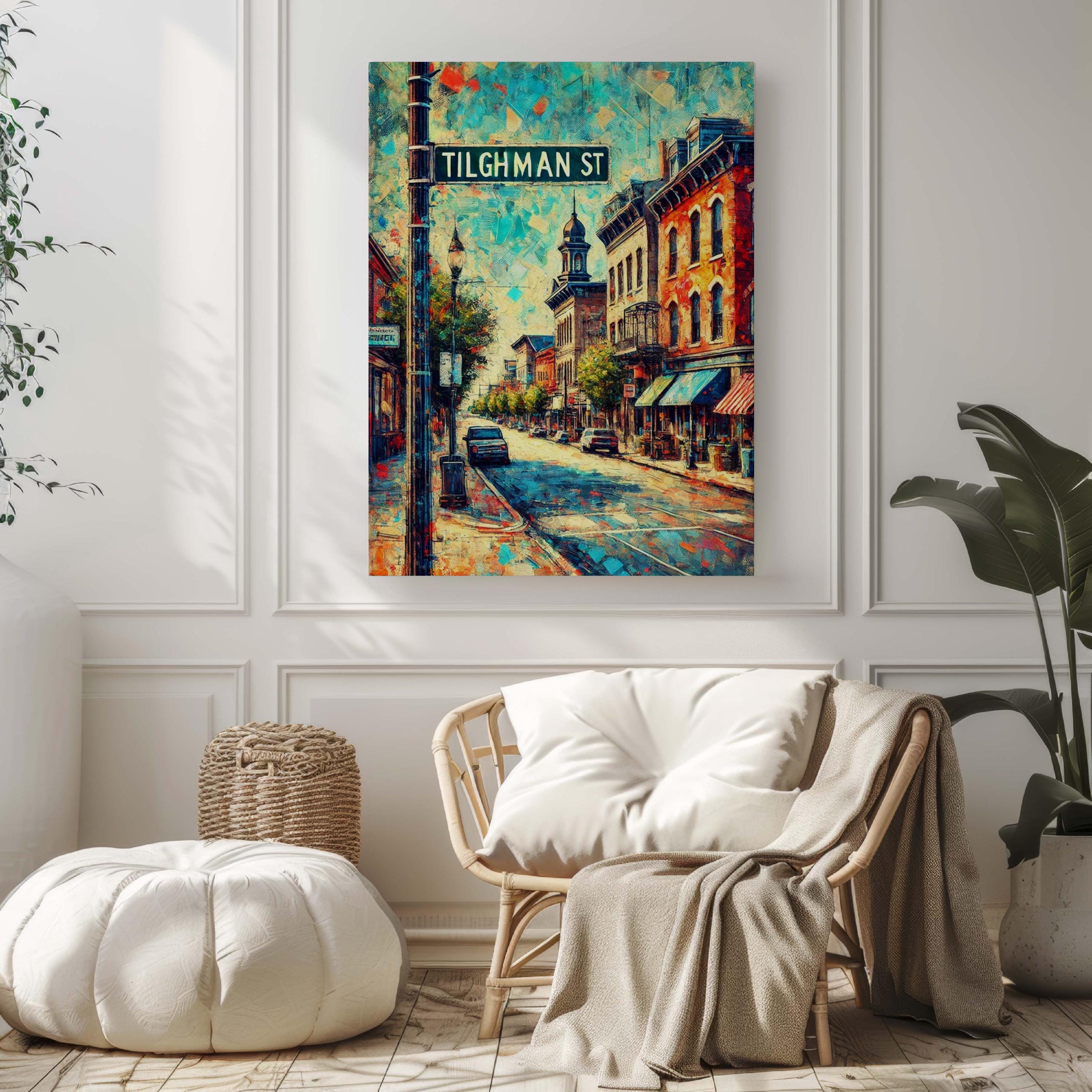 Tilghman Street Print - Allentown, Pennsylvania, USA
