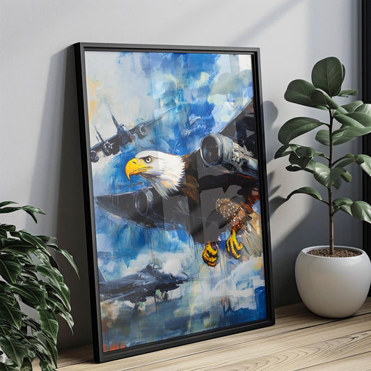American Eagle | Abstract USA Wall Art | Patriotic Wall Art | USA Poster | United States | American Independence Artwork for Home Decor