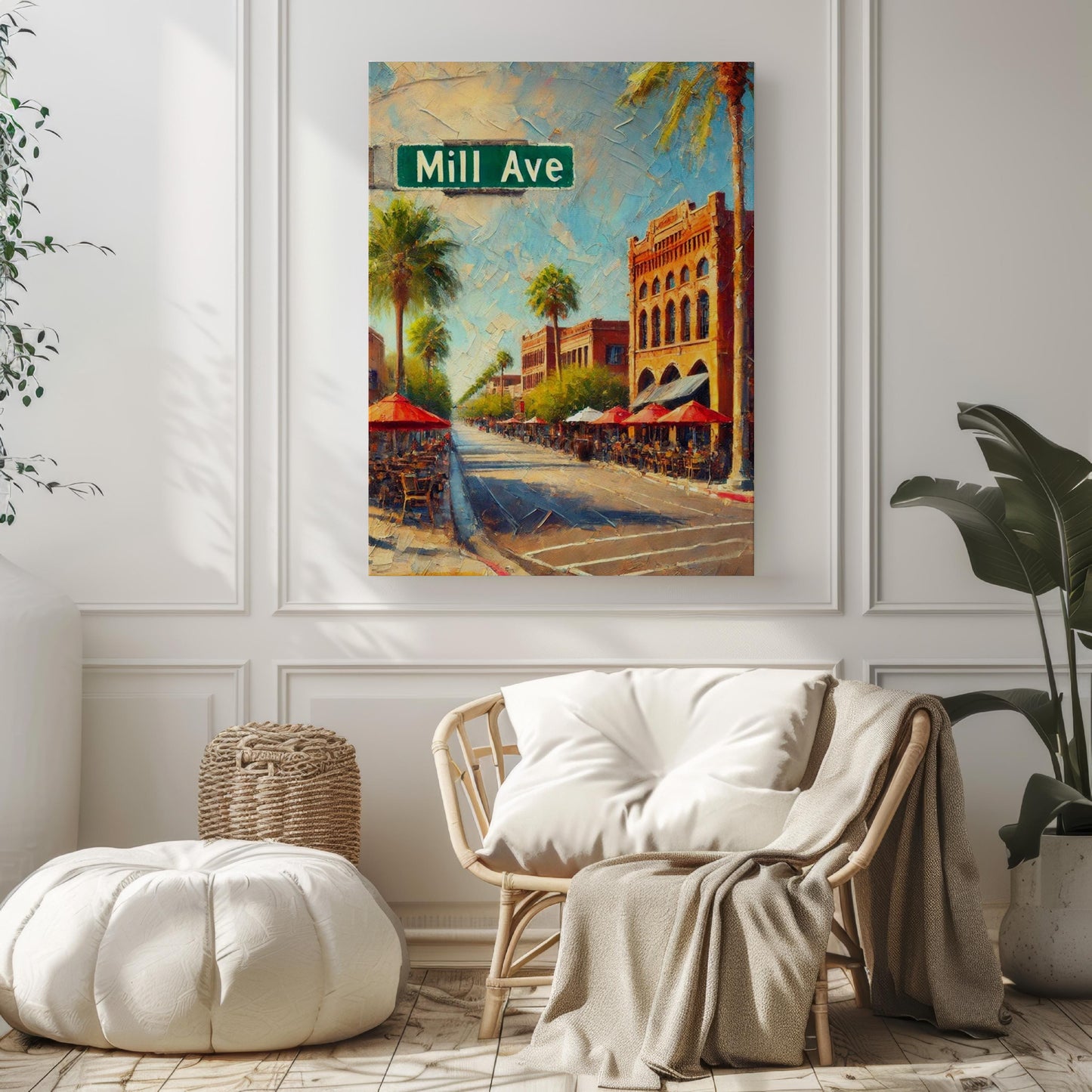 Mill Avenue Print, Tempe Arizona Art, Travel Souvenir