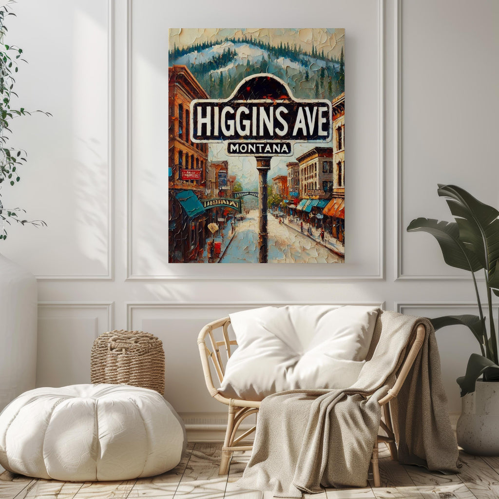Higgins Avenue Wall Art - Missoula, Montana, USA