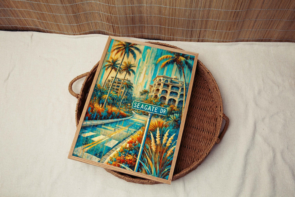 Seagate Drive Print - Naples, Florida, USA