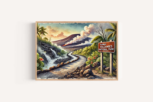 Hawaiʻi Volcanoes National Park Poster
