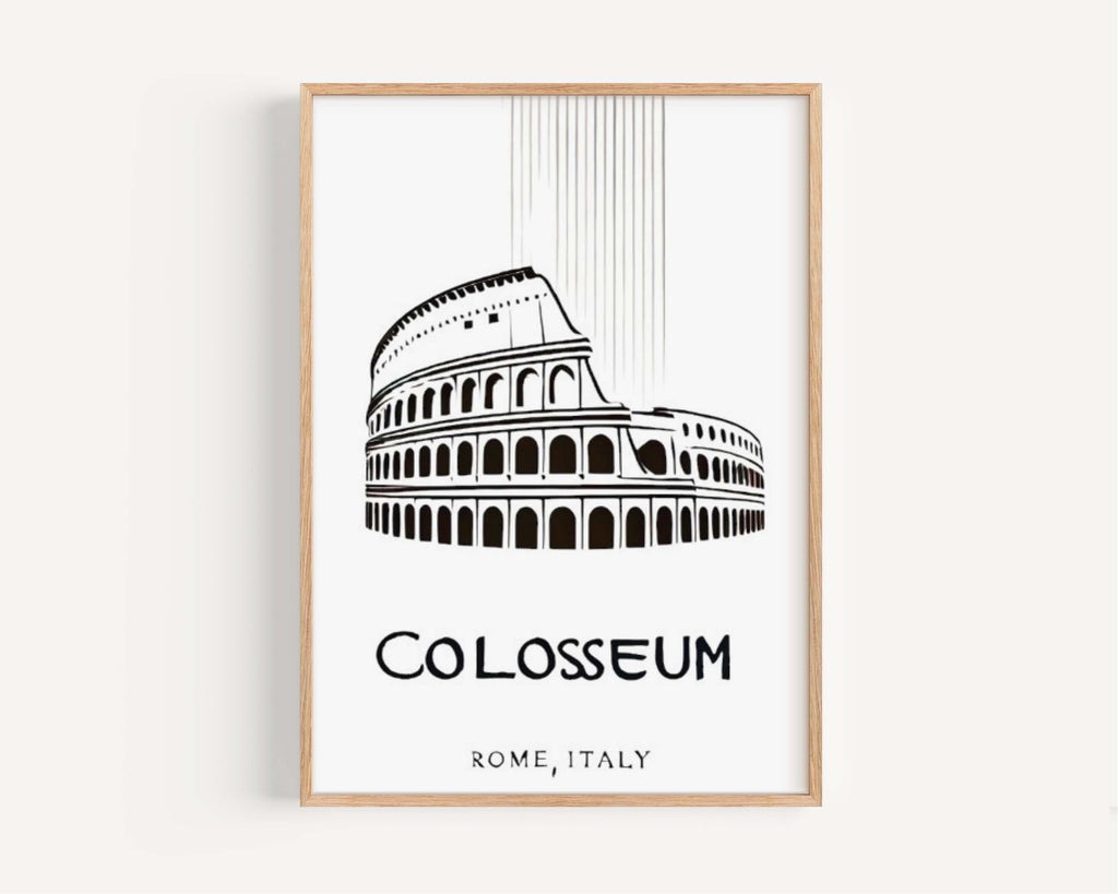 Colosseum Print Vintage - Rome, Italy
