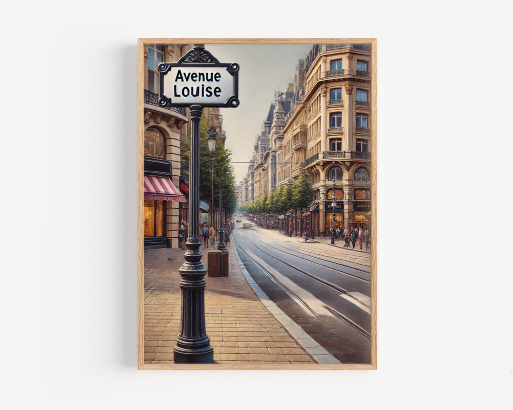 Avenue Louise Print - Brussels, Belgium