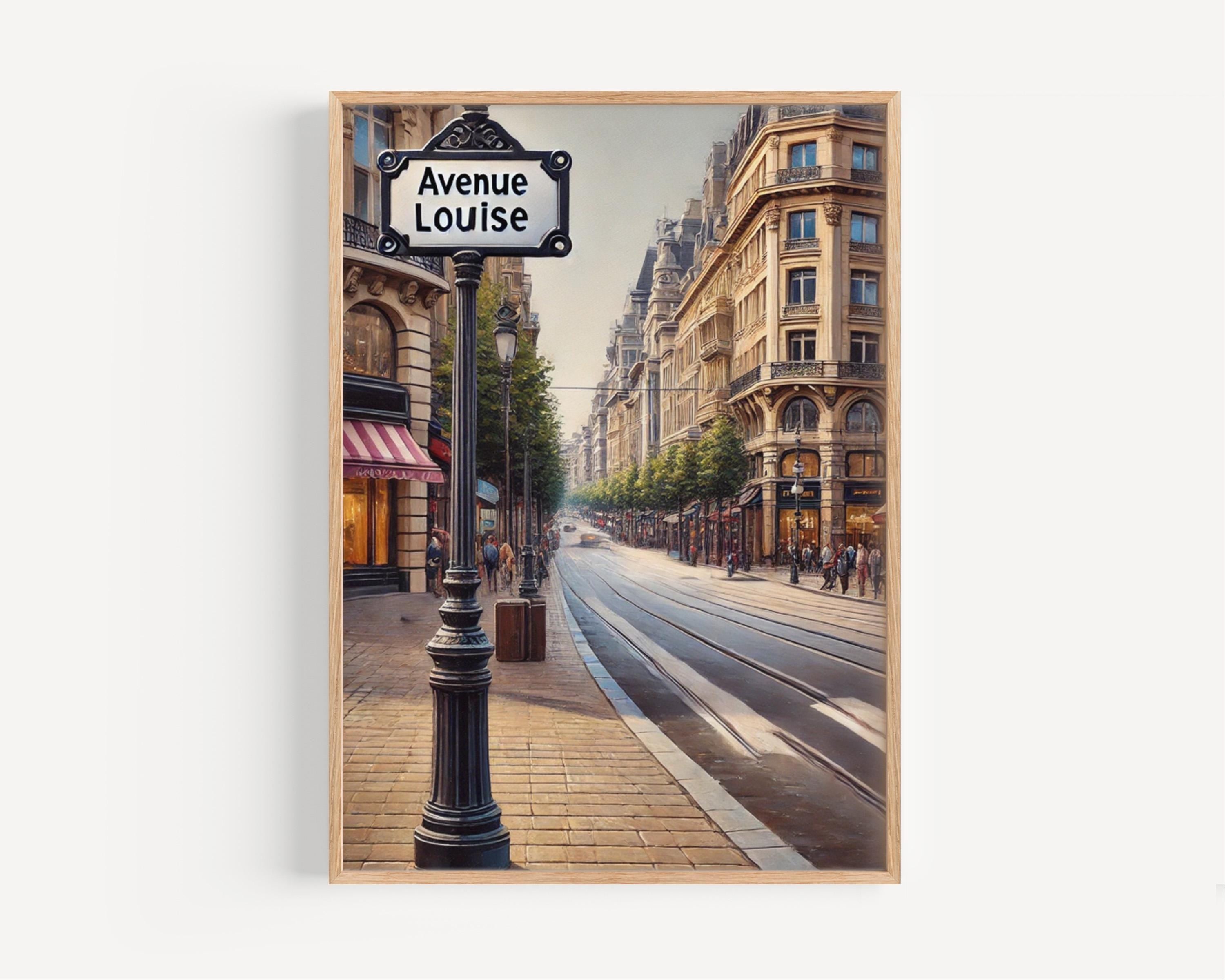 Avenue Louise Print - Brussels, Belgium