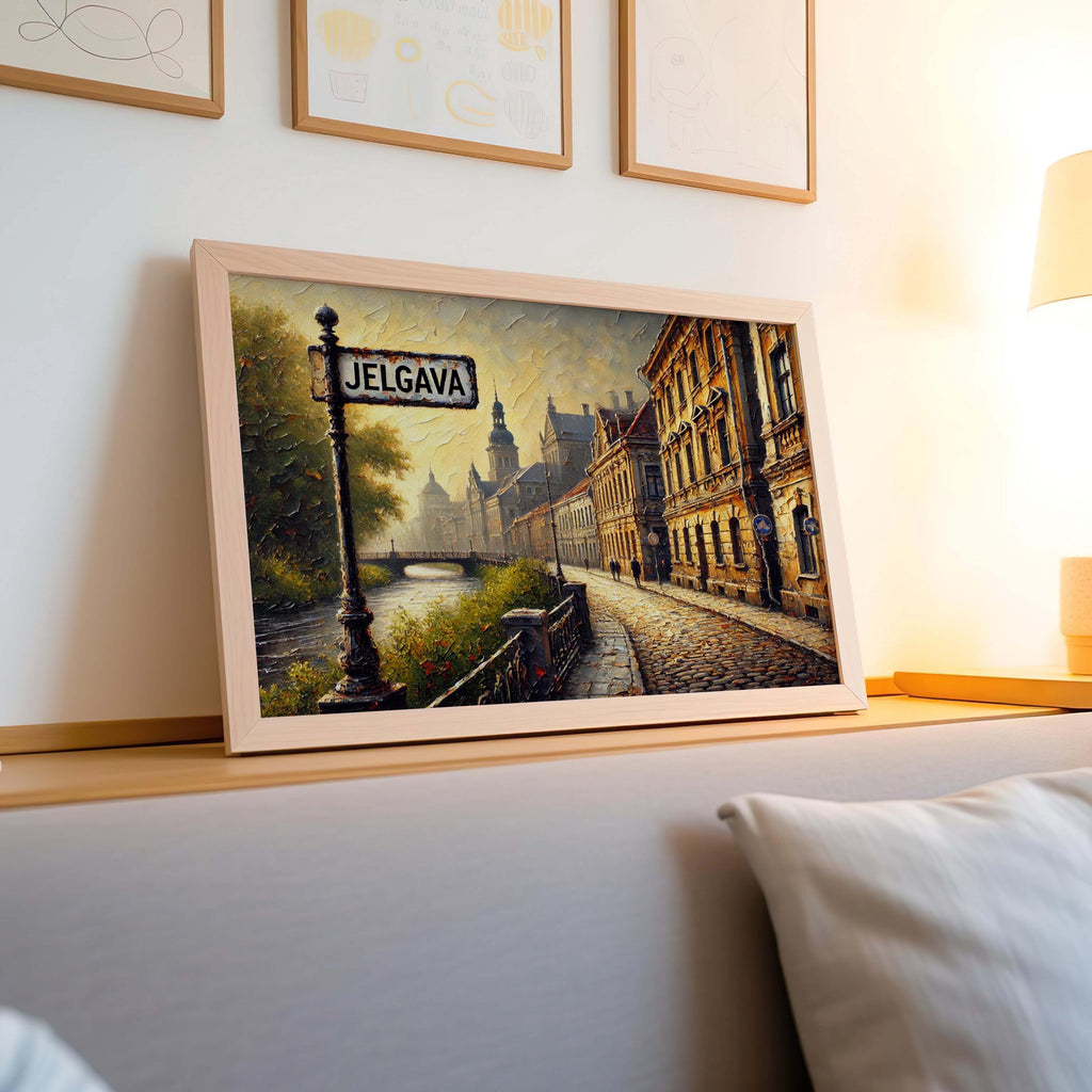 Jelgava Cityscape Wall Art - Latvia