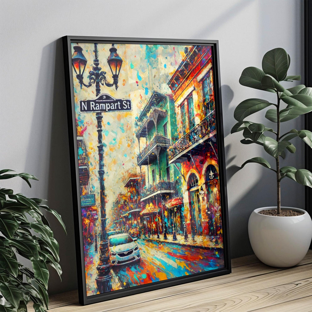 N Rampart St Wall Art - New Orleans, Louisiana, USA