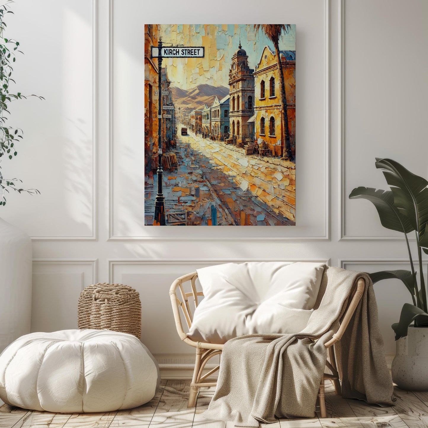 Kirch Street Wall Art, Windhoek Namibia Print, Cityscape Travel Poster, Cultural Home Decor, Namibia Souvenir, Personalized Gift