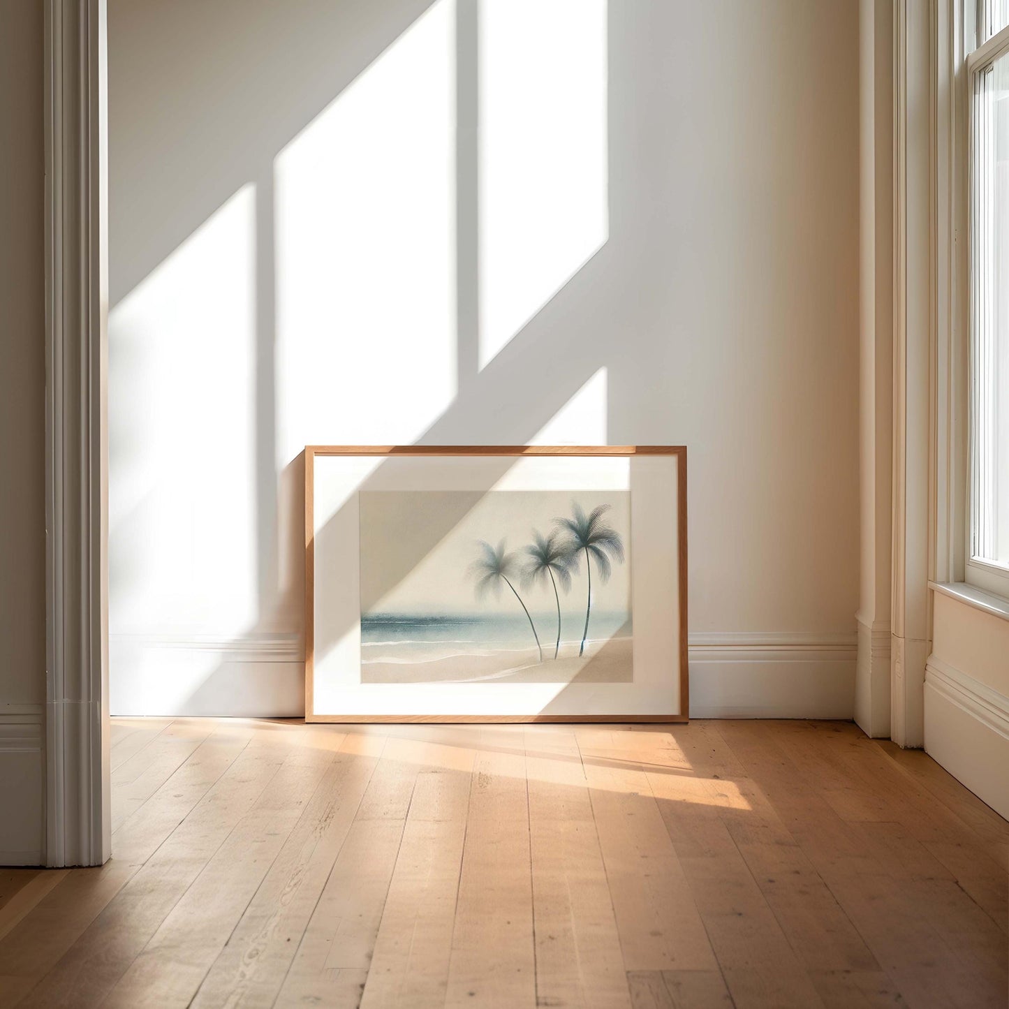 Nature Gift Palm Tree Wall Art, Beach Print, Tropical Home Decor, New Home & Housewarming Gift, Family Nature Art, Coastal Wall Decor