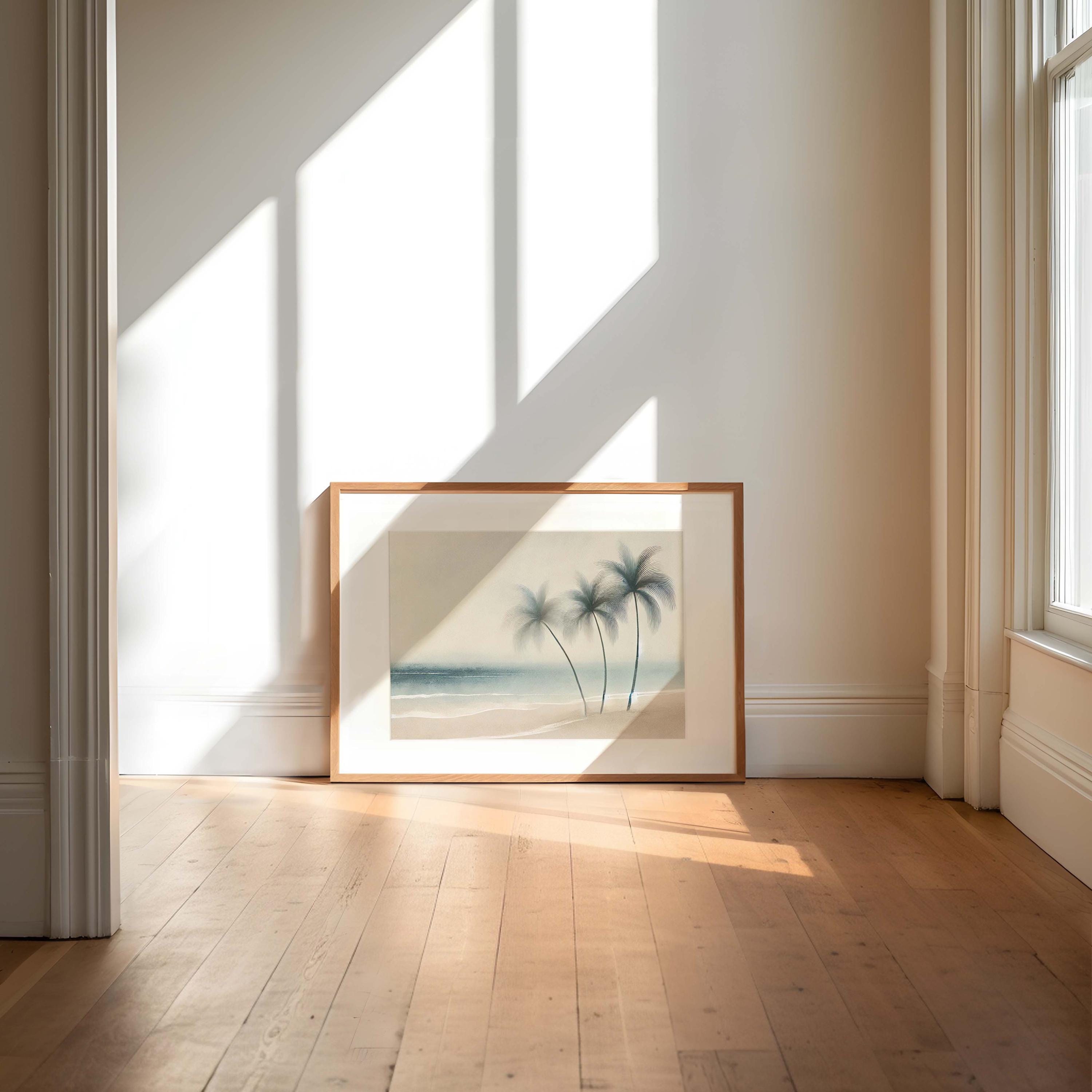 Palm Tree Wall Art Tropical Beach Decor