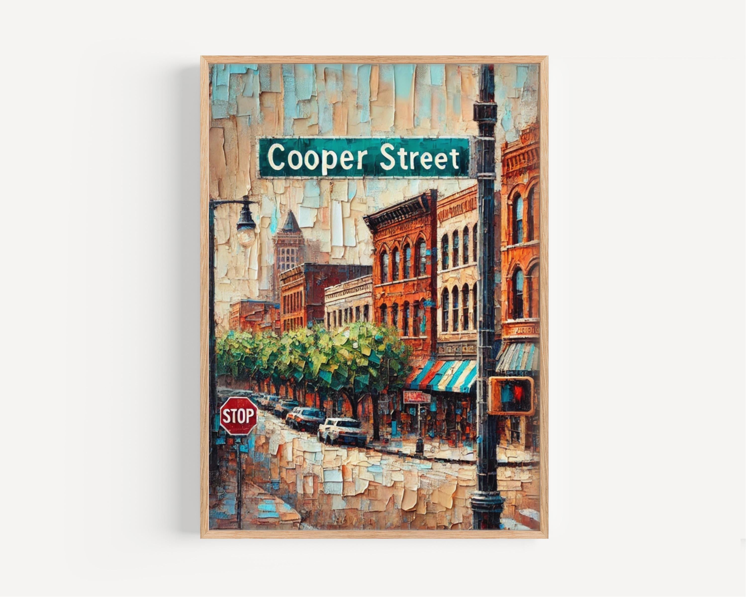 Cooper Street Wall Art - Memphis, Tennessee, USA