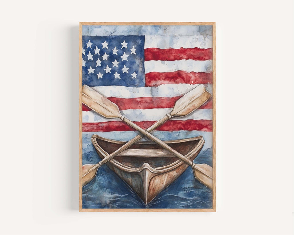 Boat Poster Vintage - United States