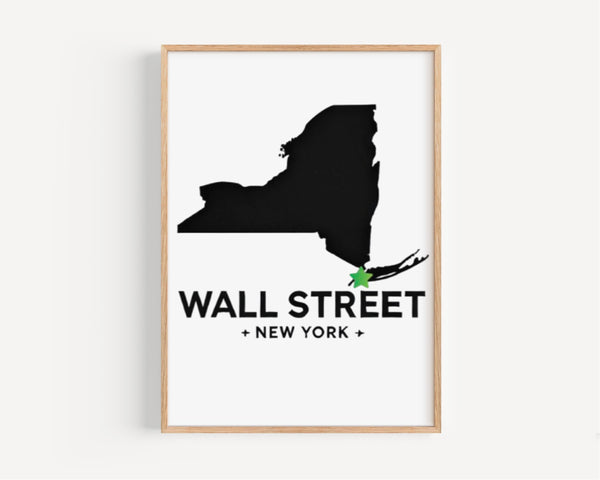 Wall Street Art Decor - New York, New York, USA