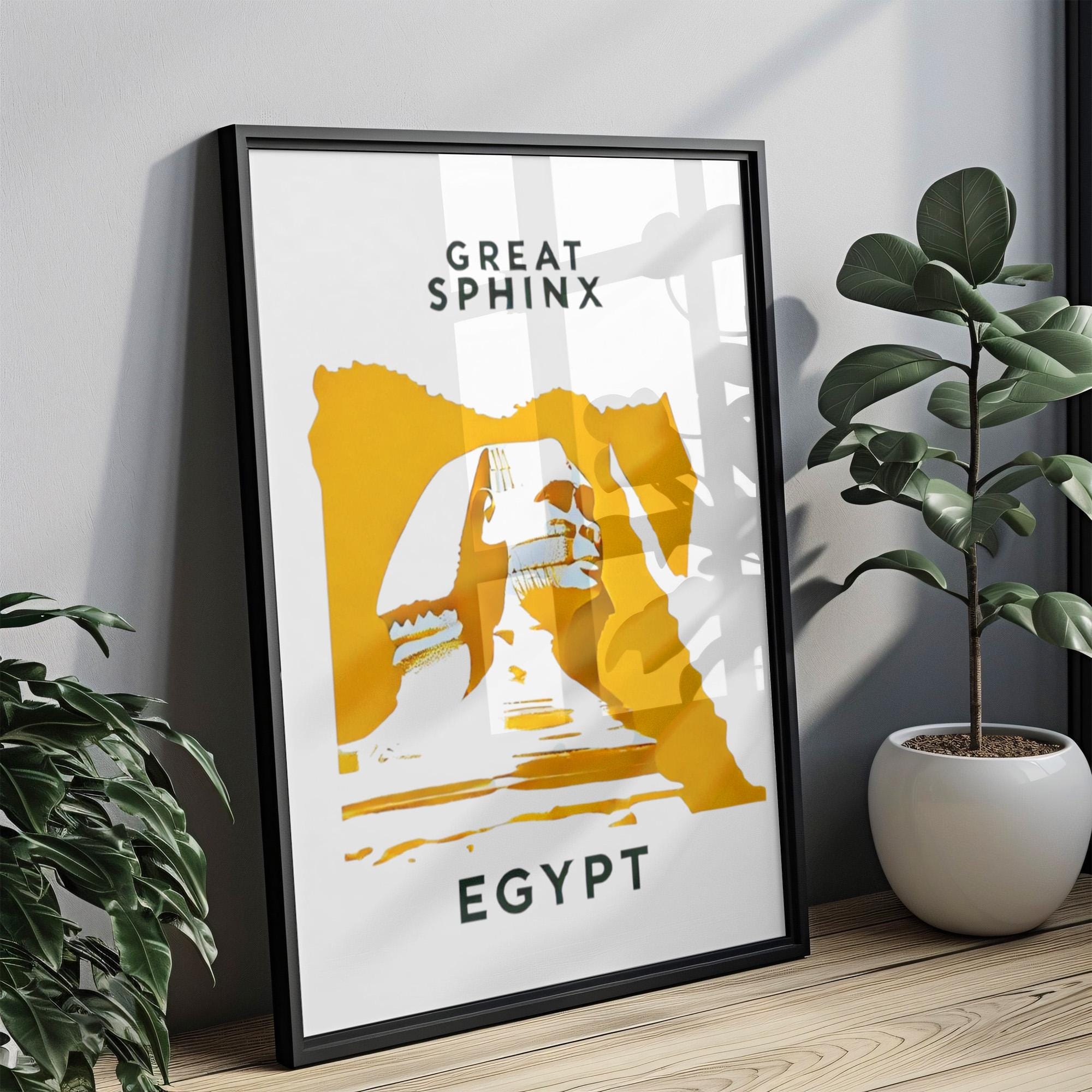 Great Sphinx Print Home Decor - Egypt