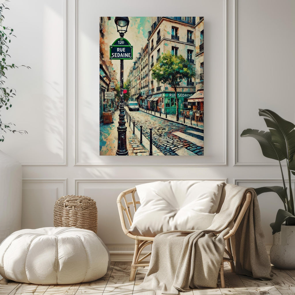 Rue Sedaine Print - Paris, France