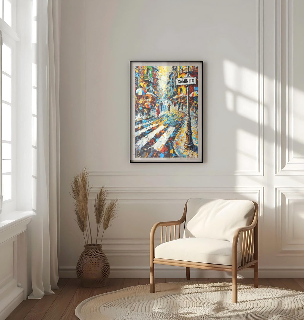 Caminito Street Wall Art Vibrant - Buenos Aires, Argentina