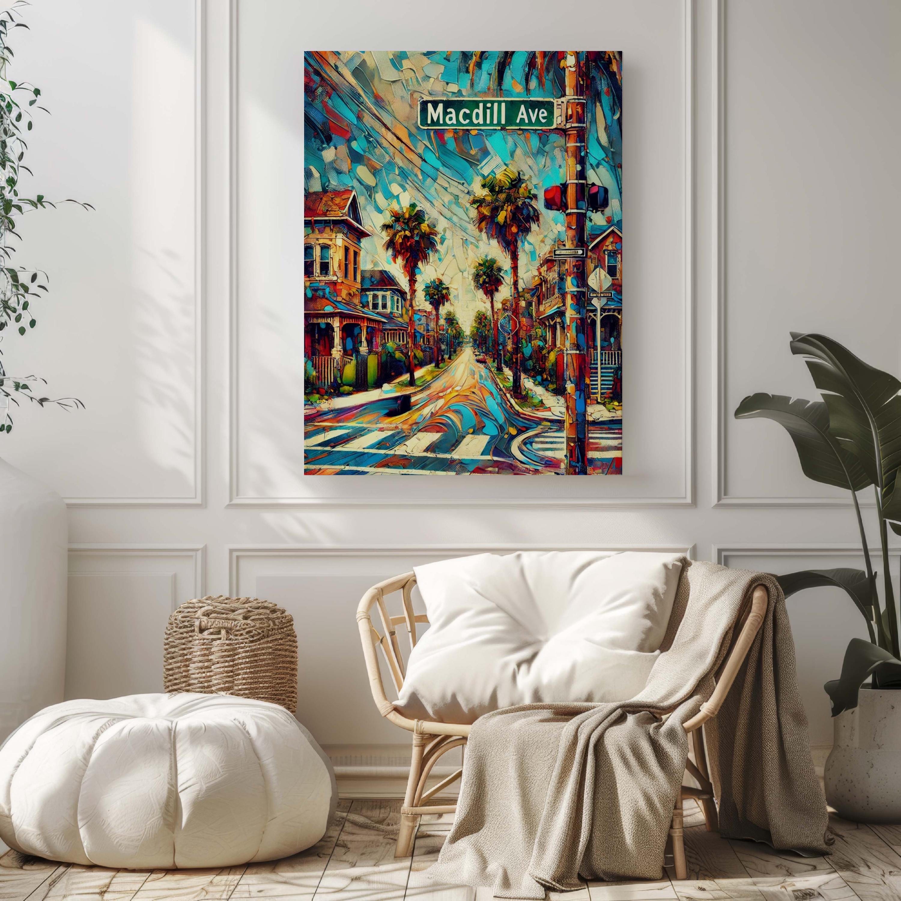 MacDill Ave Print Modern - Tampa, Florida, USA