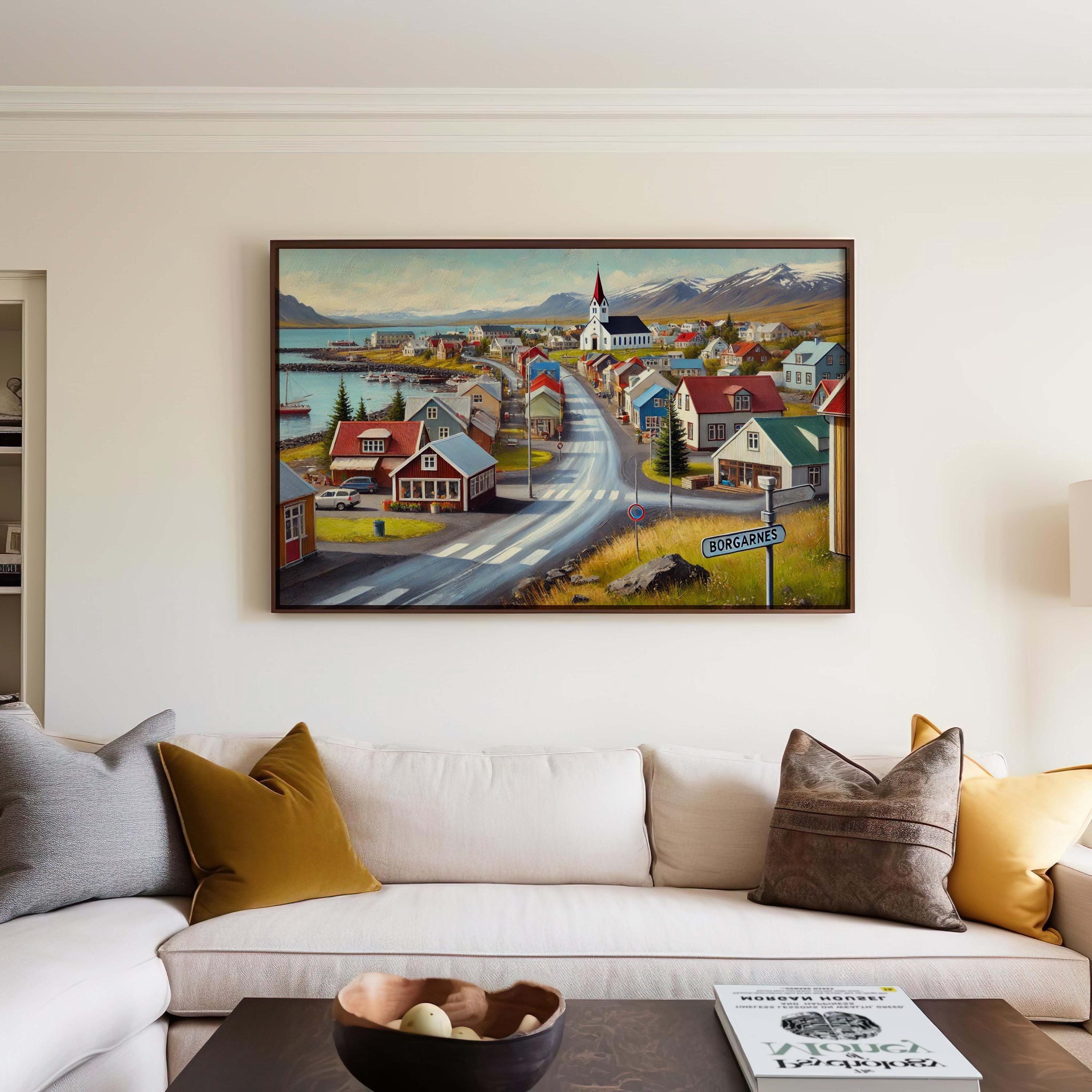 Borgarnes Wall Art - Borgarnes, Iceland