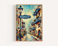 Aviles Street Coastal Print - St Augustine, Florida, USA